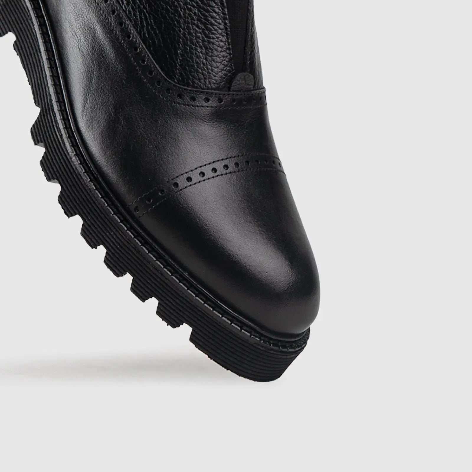 Chunky Sole Dress Loafers 318 Black