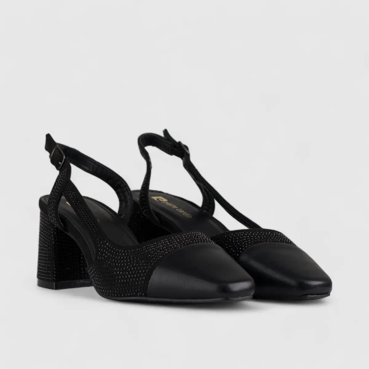 PC Slingback Court Shoe Black 10615