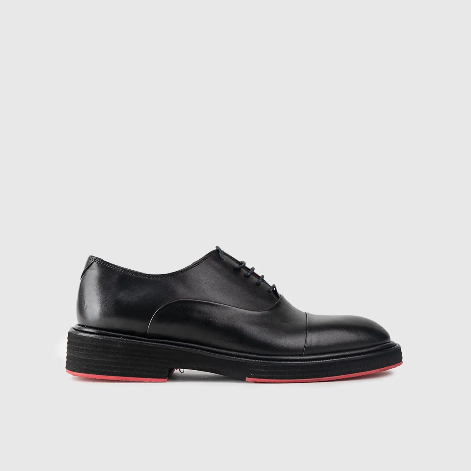 Chunky Sole Dress Oxfords 0238 Black Matt
