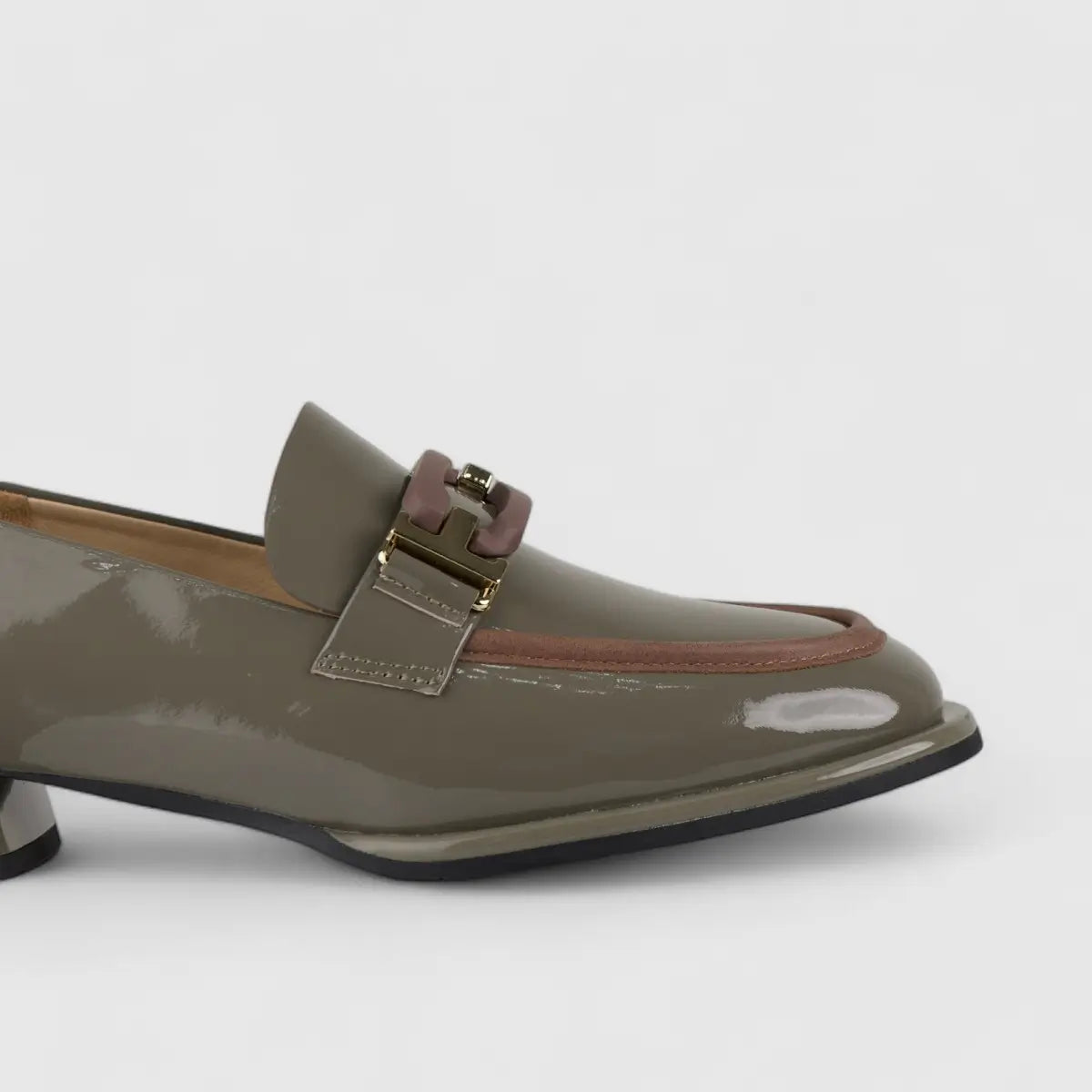 Morbido Ladies Loafers Grey BIL003