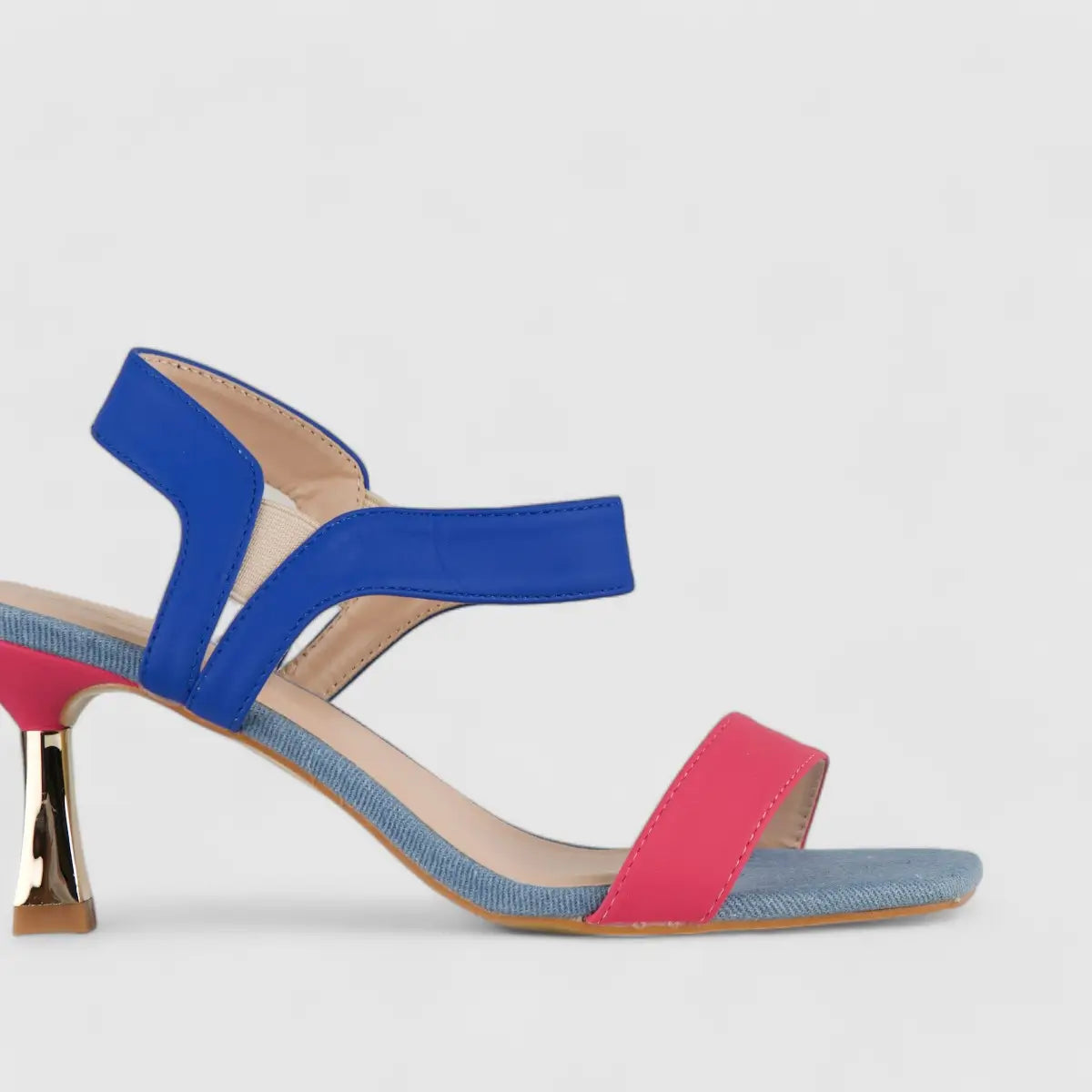 Bulbul Heel Sandal Multi Pink HAR023