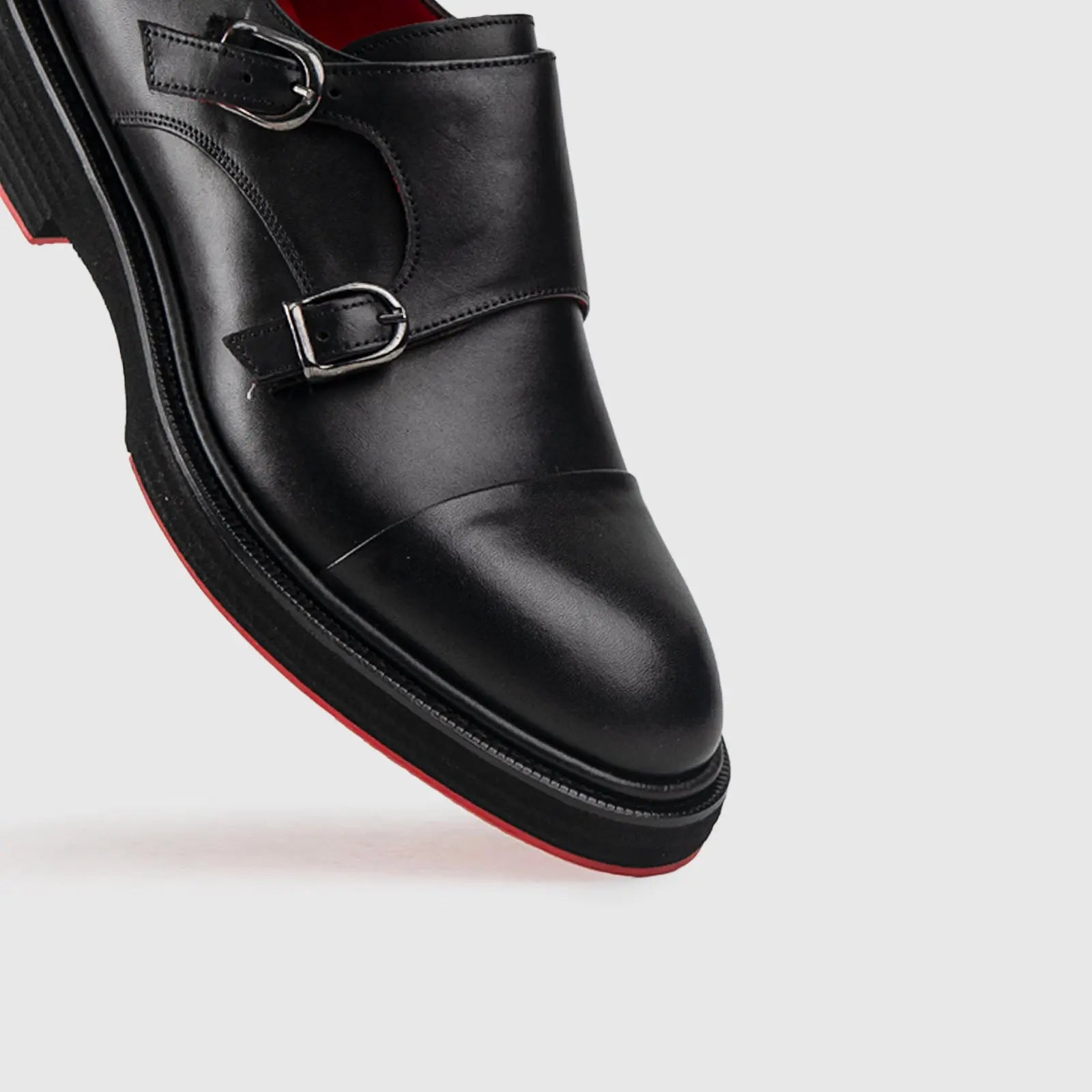 Chunky Sole Dress Loafers 9769 Black Matt