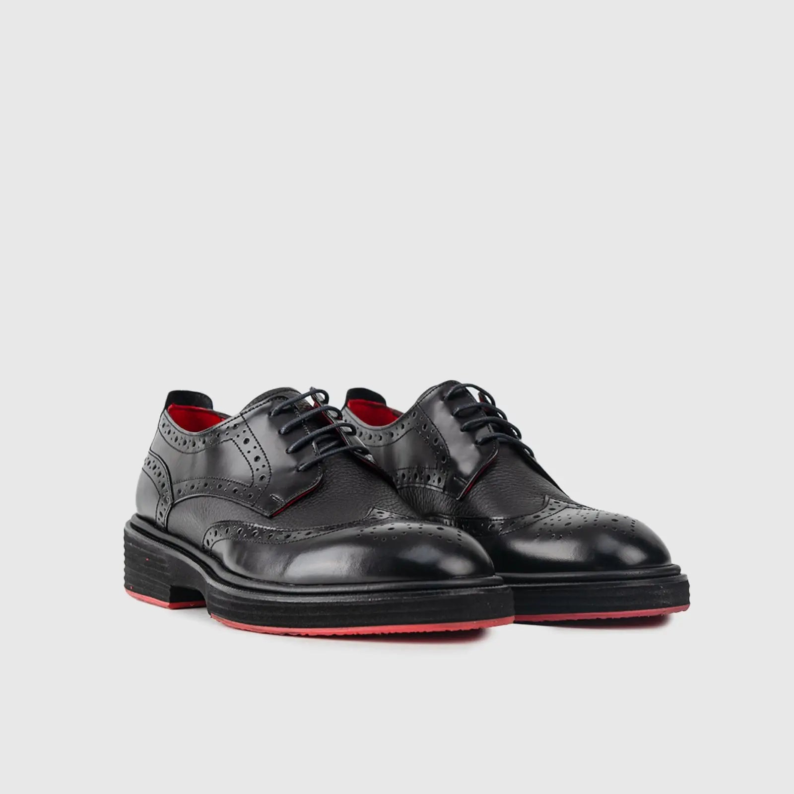 Chunky Sole Dress Oxfords 4116 Black
