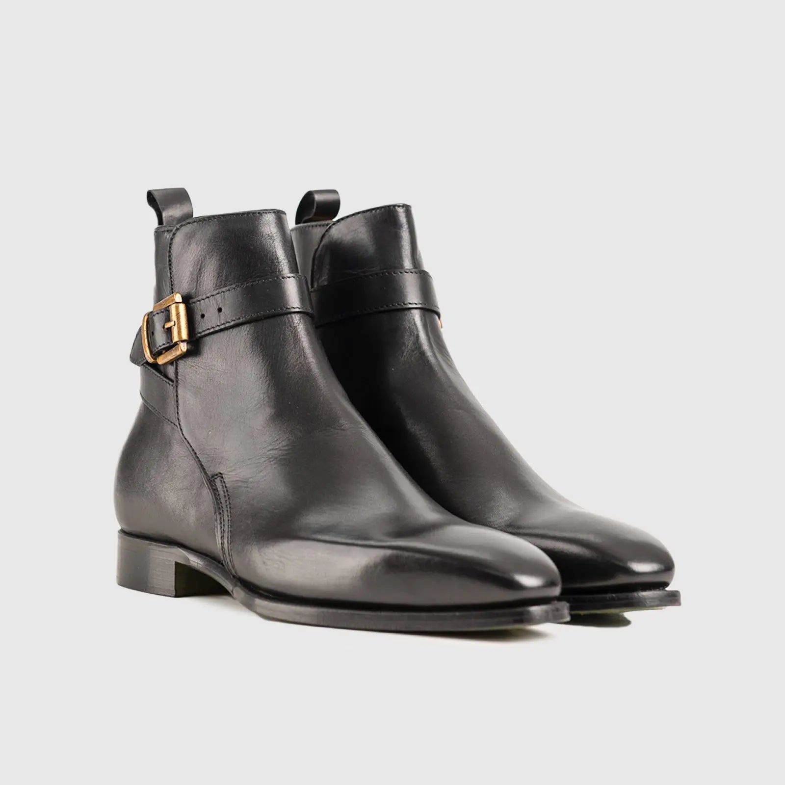 Dress Ankle Buckle Boot 3022 Black